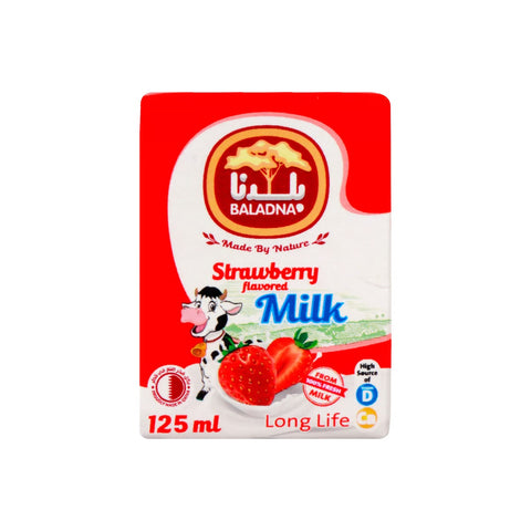 GETIT.QA- Qatar’s Best Online Shopping Website offers Baladna UHT Flavored Milk Strawberry 125ml at lowest price in Qatar. Free Shipping & COD Available!