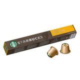 GETIT.QA- Qatar’s Best Online Shopping Website offers STARBUCKS BLONDE ESPRESSO ROAST BY NESPRESSO BLONDE ROAST COFFEE CAPSULES 10PCS at the lowest price in Qatar. Free Shipping & COD Available!