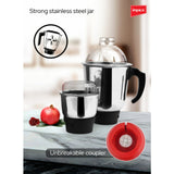 GETIT.QA- Qatar’s Best Online Shopping Website offers IMPEX 2-IN-1 MIXER GRINDER, 550 W, RED, BL 319C at the lowest price in Qatar. Free Shipping & COD Available!