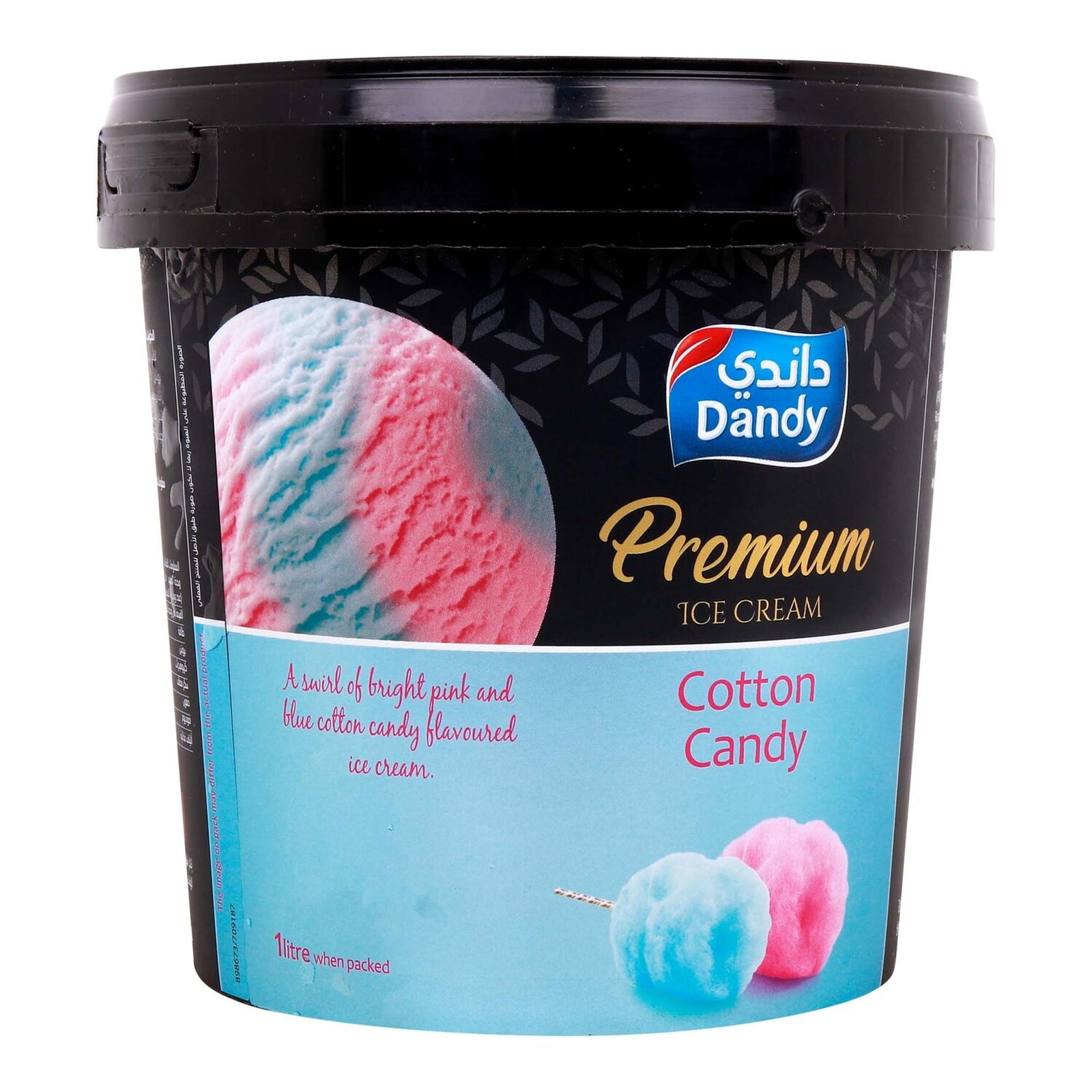 GETIT.QA- Qatar’s Best Online Shopping Website offers DANDY PREMIUM COTTON CANDY ICE CREAM 1 LITRE at the lowest price in Qatar. Free Shipping & COD Available!