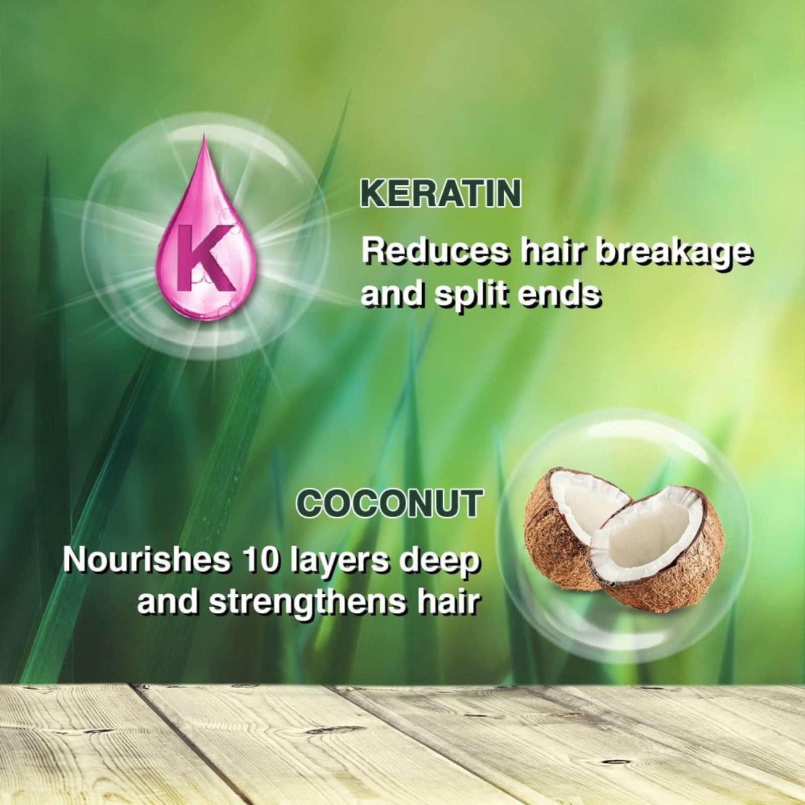 Parachute Advansed Keratin Protein Coconut Hair Oil 300 ml + 170 ml - GETIT.QA