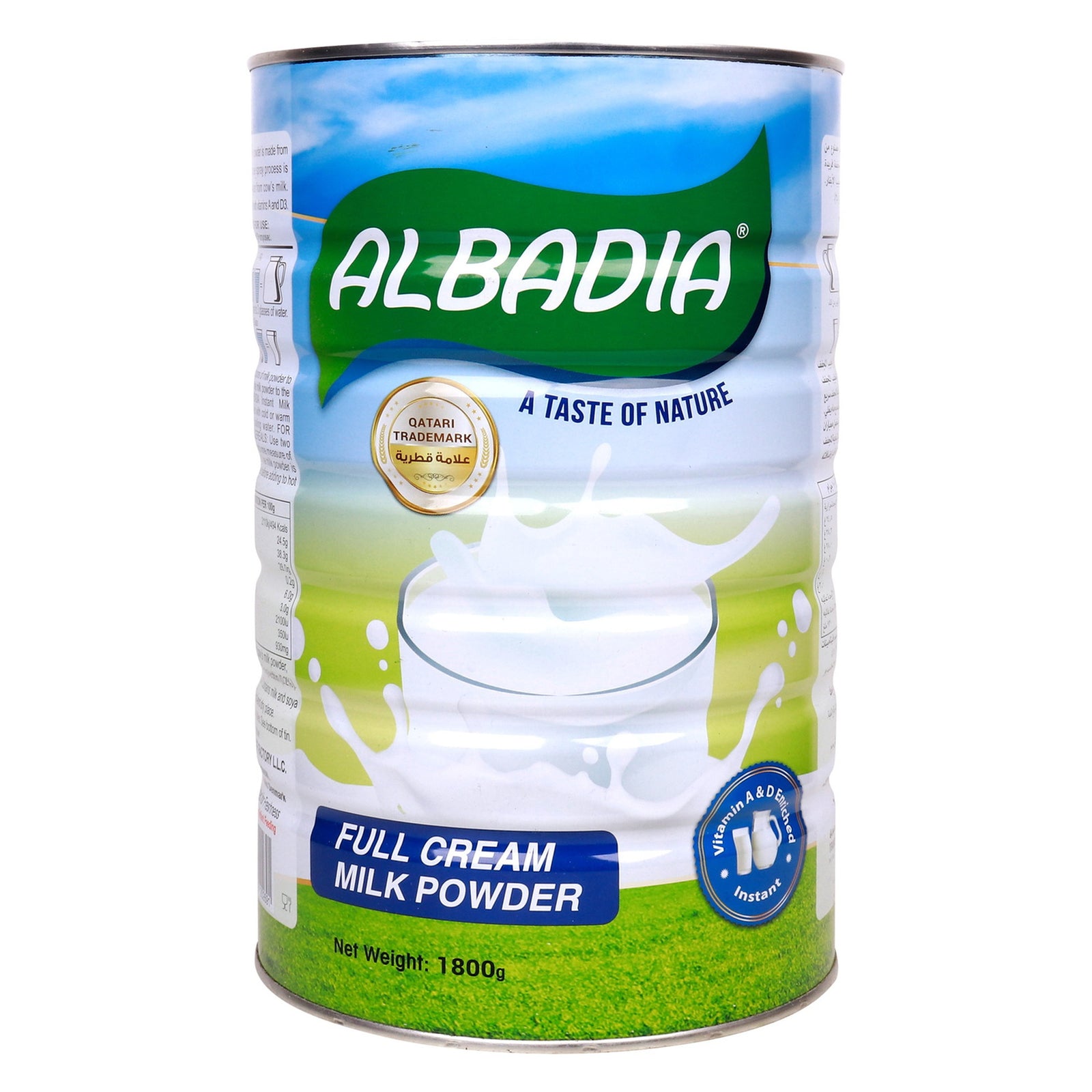 GETIT.QA- Qatar’s Best Online Shopping Website offers ALBADIA FULL CREAM MILK POWDER 1.8 KG at the lowest price in Qatar. Free Shipping & COD Available!