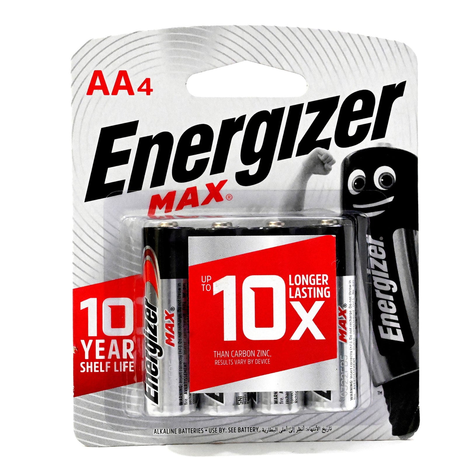GETIT.QA- Qatar’s Best Online Shopping Website offers ENERGIZER MAX ALKALINE AA BATTERY, 1.5 V, 4 PCS, E91BP4 at the lowest price in Qatar. Free Shipping & COD Available!