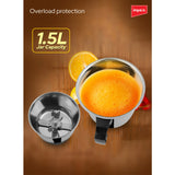 GETIT.QA- Qatar’s Best Online Shopping Website offers IMPEX 2-IN-1 MIXER GRINDER, 550 W, RED, BL 319C at the lowest price in Qatar. Free Shipping & COD Available!