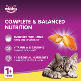 GETIT.QA- Qatar’s Best Online Shopping Website offers WHISKAS CHICKEN DRY FOOD FOR ADULT CATS 1+ YEARS 1.2 KG at the lowest price in Qatar. Free Shipping & COD Available!