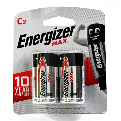 GETIT.QA- Qatar’s Best Online Shopping Website offers ENERGIZER MAX C BATTERY, 1.5 V, 2 PCS, E93BP2 at the lowest price in Qatar. Free Shipping & COD Available!