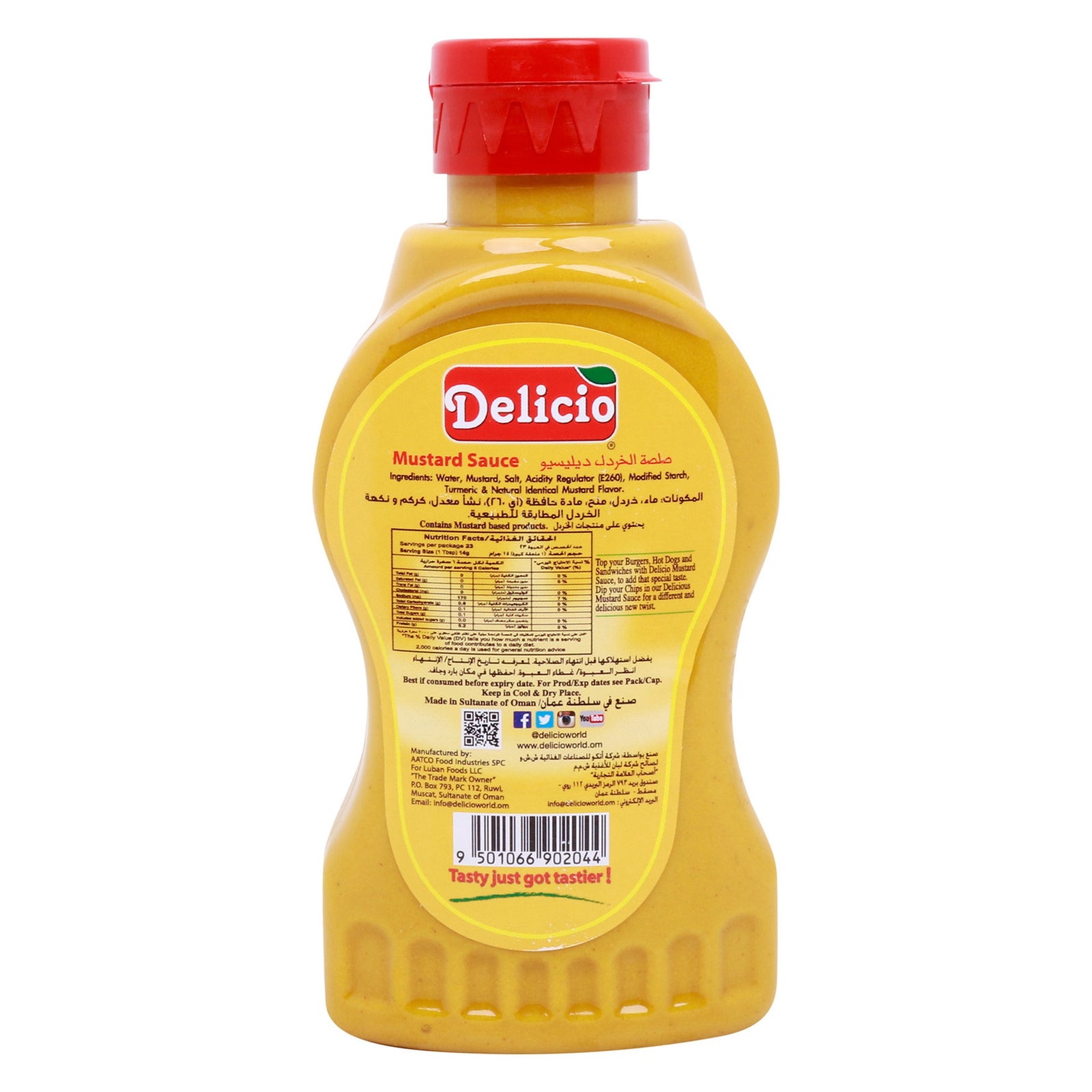 GETIT.QA- Qatar’s Best Online Shopping Website offers DELICIO MUSTARD SAUCE 325 ML at the lowest price in Qatar. Free Shipping & COD Available!