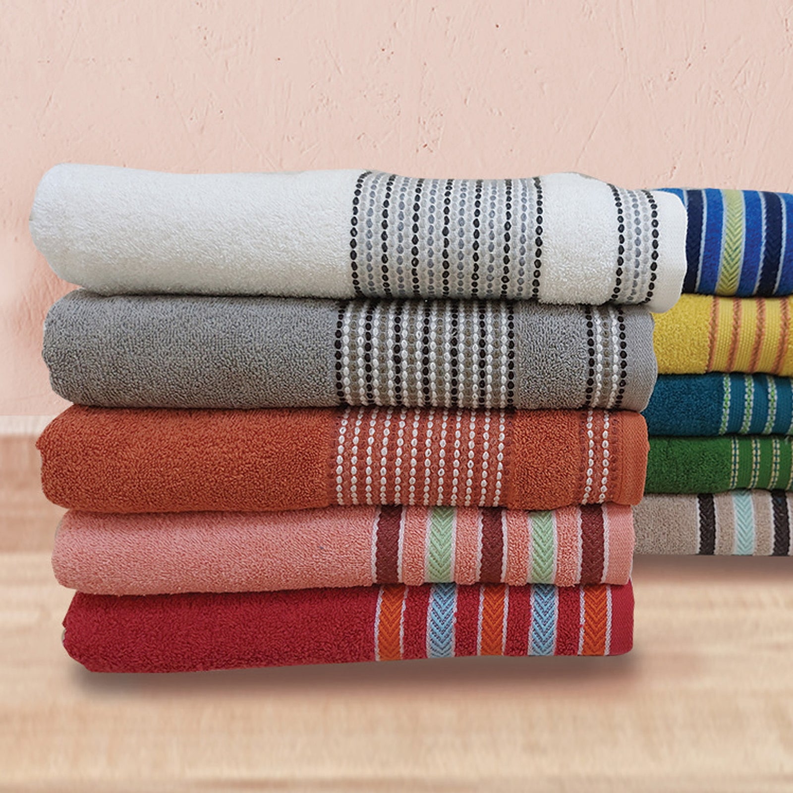 GETIT.QA- Qatar’s Best Online Shopping Website offers UTICA COTTON BATH TOWEL, 1 PC, 70 X 140 CM, ASSORTED, IND01 at the lowest price in Qatar. Free Shipping & COD Available!