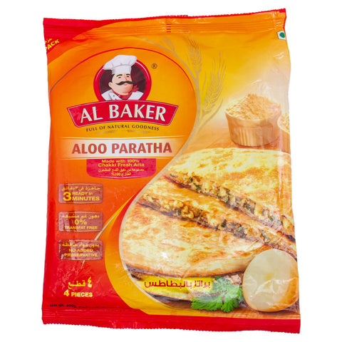 GETIT.QA- Qatar’s Best Online Shopping Website offers AL BAKER ALOO PARATHA 400 G at the lowest price in Qatar. Free Shipping & COD Available!
