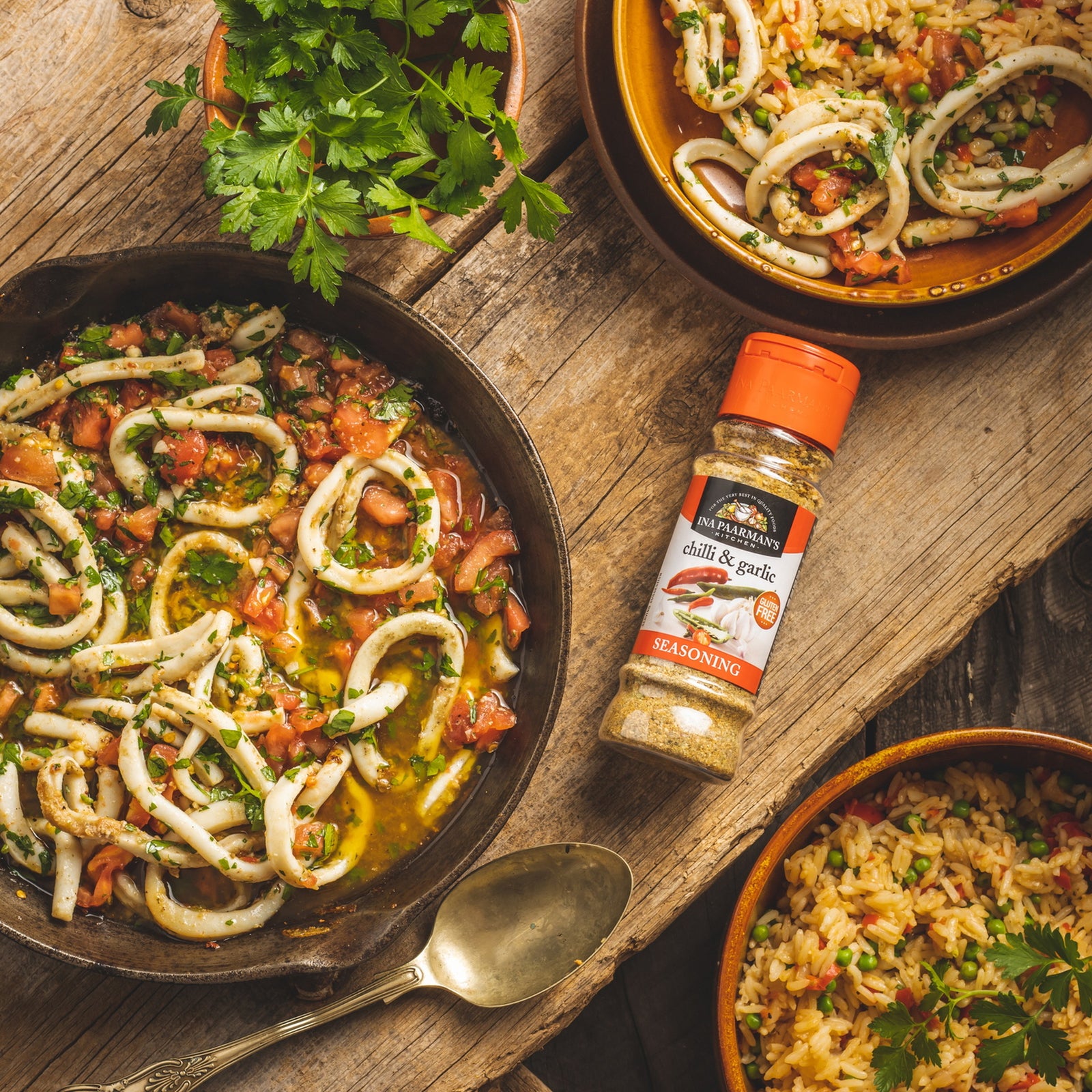 GETIT.QA- Qatar’s Best Online Shopping Website offers INA PAARMAN'S CHILLI & GARLIC SEASONING 200 ML at the lowest price in Qatar. Free Shipping & COD Available!