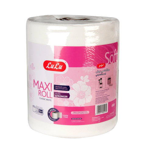 GETIT.QA- Qatar’s Best Online Shopping Website offers LULU MAXI ROLL EMBOSSED CLASSIC WHITE 1PLY 175M at the lowest price in Qatar. Free Shipping & COD Available!