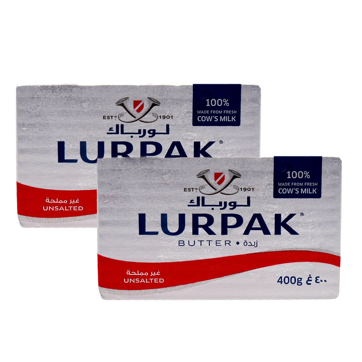 GETIT.QA- Qatar’s Best Online Shopping Website offers LURPAK BUTTER UNSALTED 2 X 400G at the lowest price in Qatar. Free Shipping & COD Available!