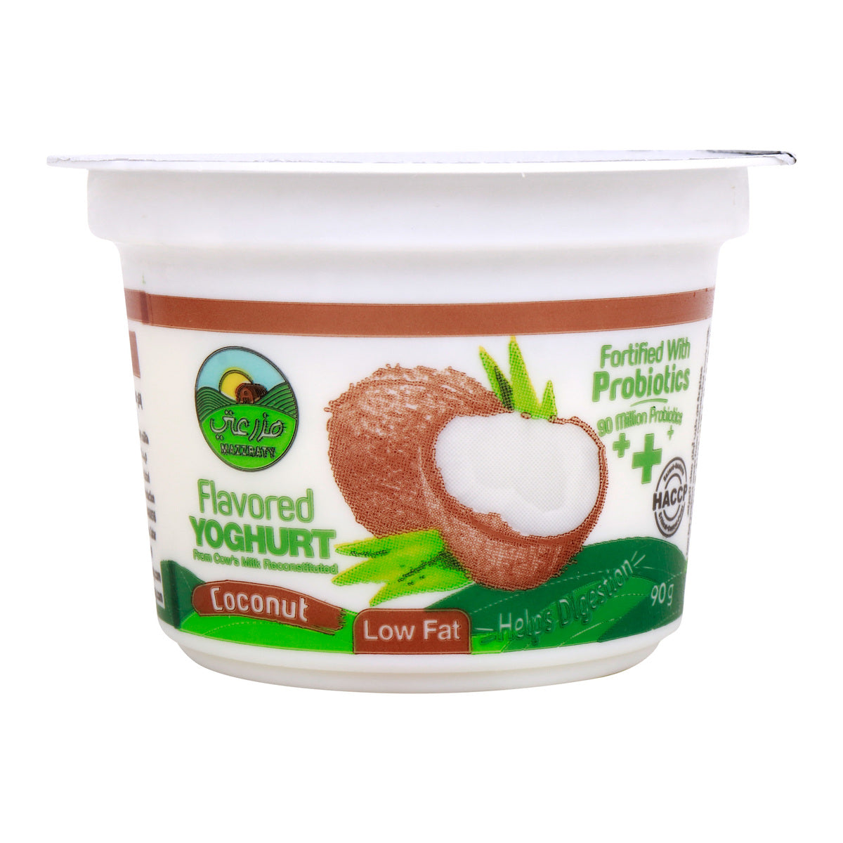GETIT.QA- Qatar’s Best Online Shopping Website offers MAZZRATY PROBIOTICS COCONUT FLAVOURED LOW FAT YOGHURT 90 G at the lowest price in Qatar. Free Shipping & COD Available!