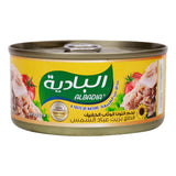 GETIT.QA- Qatar’s Best Online Shopping Website offers ALBADIA LIGHT MEAT SKIPJACK TUNA CHUNKS IN SUNFLOWER OIL 165 G at the lowest price in Qatar. Free Shipping & COD Available!
