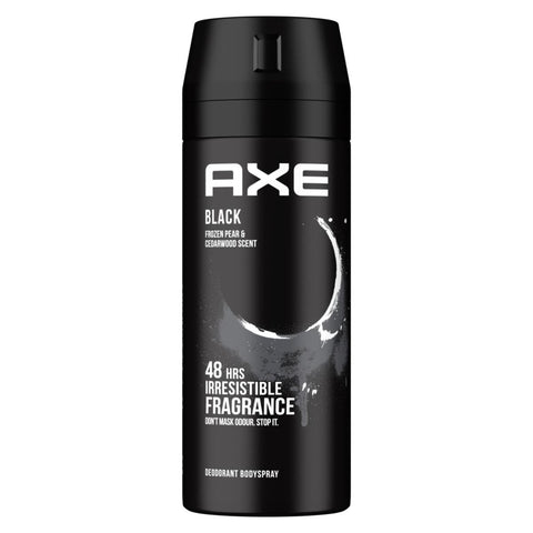 GETIT.QA- Qatar’s Best Online Shopping Website offers AXE BLACK 48H FRESH BODY SPRAY DEODORANT 150 ML at the lowest price in Qatar. Free Shipping & COD Available!