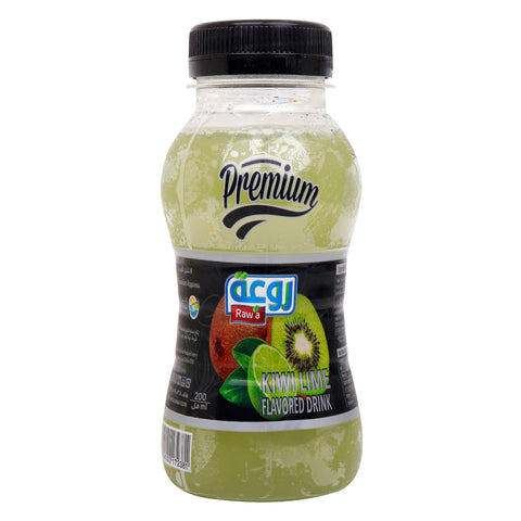 GETIT.QA- Qatar’s Best Online Shopping Website offers RAWA PREMIUM FLAVOURED KIWI LIME DRINK-- 200 ML at the lowest price in Qatar. Free Shipping & COD Available!