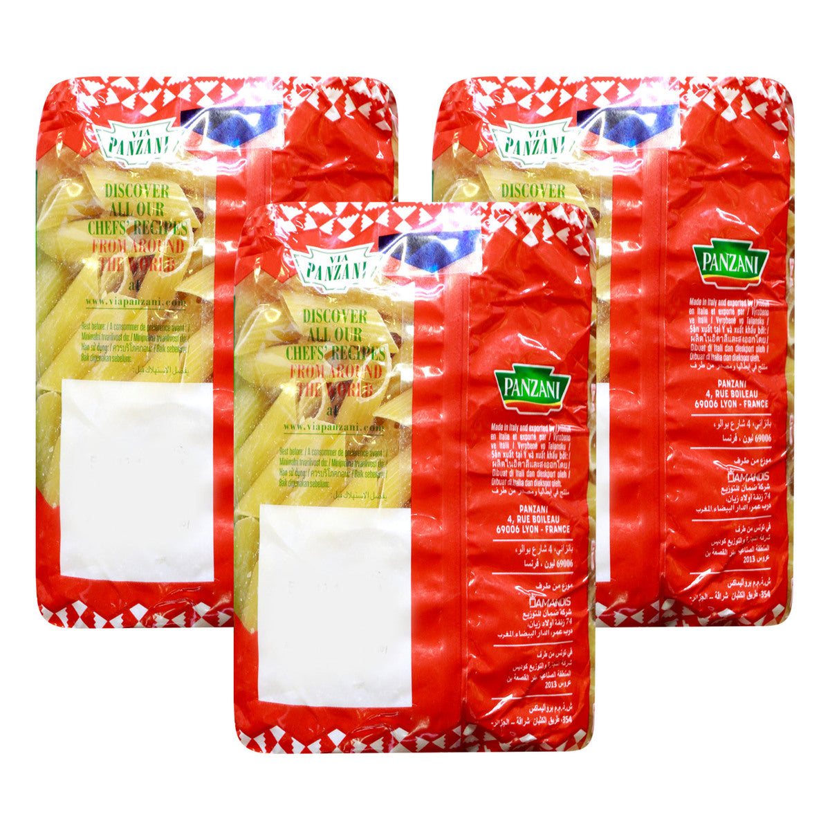 GETIT.QA- Qatar’s Best Online Shopping Website offers PANZANI PENNE RIGATE-- 3 X 400 G at the lowest price in Qatar. Free Shipping & COD Available!