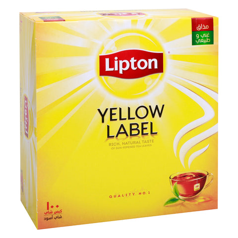 GETIT.QA- Qatar’s Best Online Shopping Website offers LIPTON YELLOW LABEL TEA 100 PCS 200 G at the lowest price in Qatar. Free Shipping & COD Available!