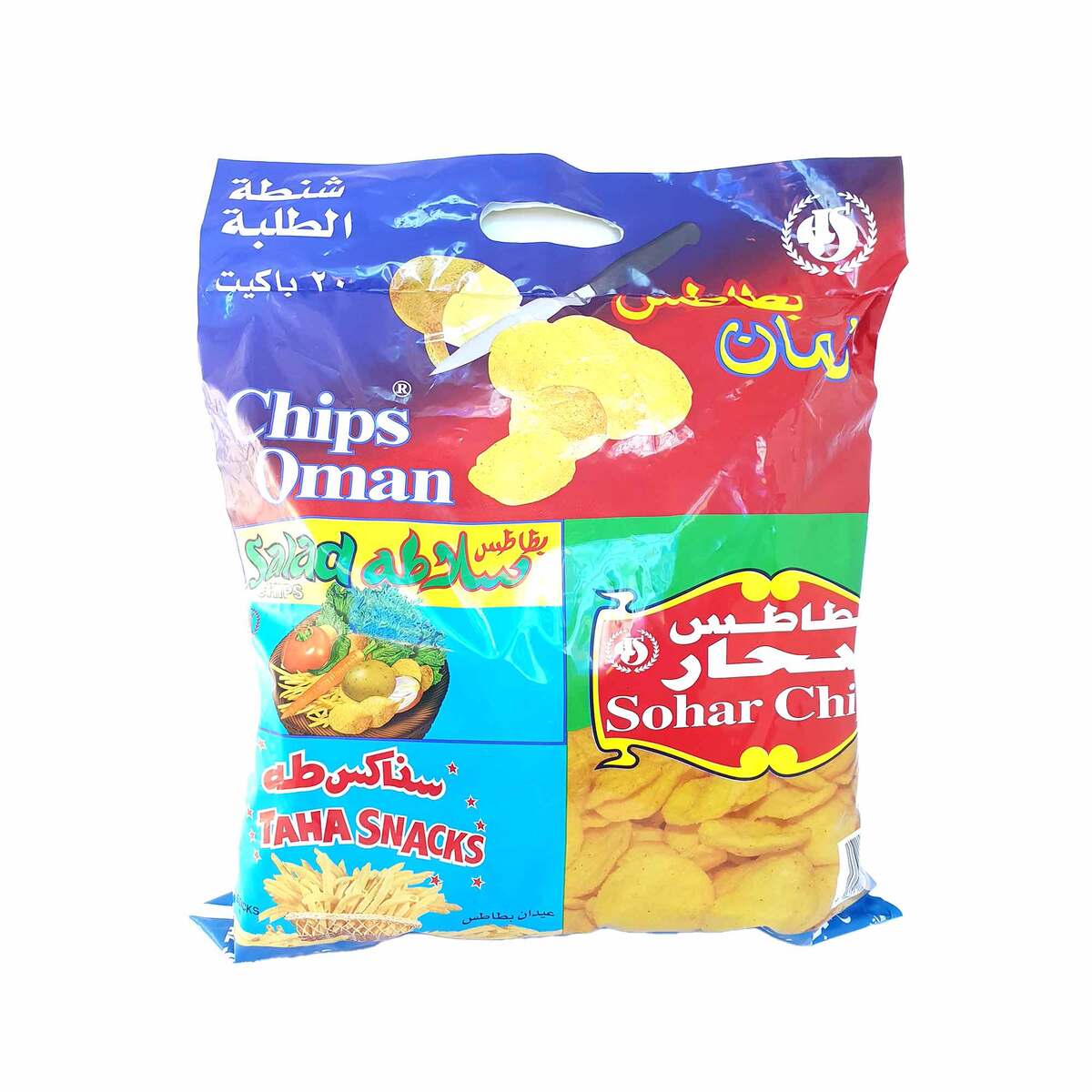 GETIT.QA- Qatar’s Best Online Shopping Website offers OMAN CHIPS ASSORTED 20 X 15 G at the lowest price in Qatar. Free Shipping & COD Available!