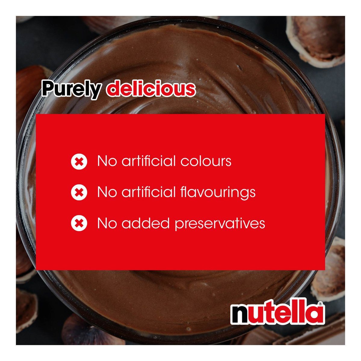 GETIT.QA- Qatar’s Best Online Shopping Website offers NUTELLA HAZELNUT SPREAD WITH COCOA 825G at the lowest price in Qatar. Free Shipping & COD Available!
