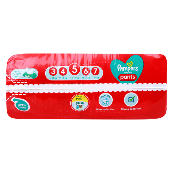 Pampers Baby-Dry Nappy Pants Diaper Size 12-17 kg 37 pcs - Main Image
