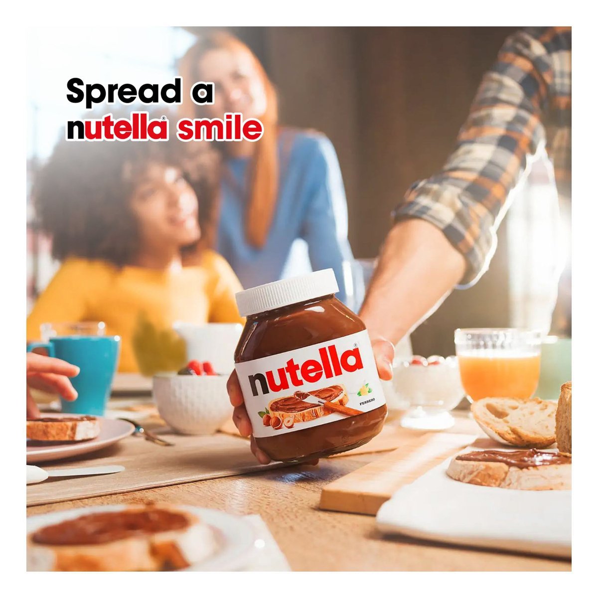 GETIT.QA- Qatar’s Best Online Shopping Website offers NUTELLA HAZELNUT SPREAD WITH COCOA 825G at the lowest price in Qatar. Free Shipping & COD Available!
