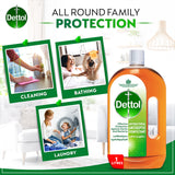 GETIT.QA- Qatar’s Best Online Shopping Website offers DETTOL ANTISEPTIC DISINFECTANT VALUE PACK 2 X 1 LITRE at the lowest price in Qatar. Free Shipping & COD Available!