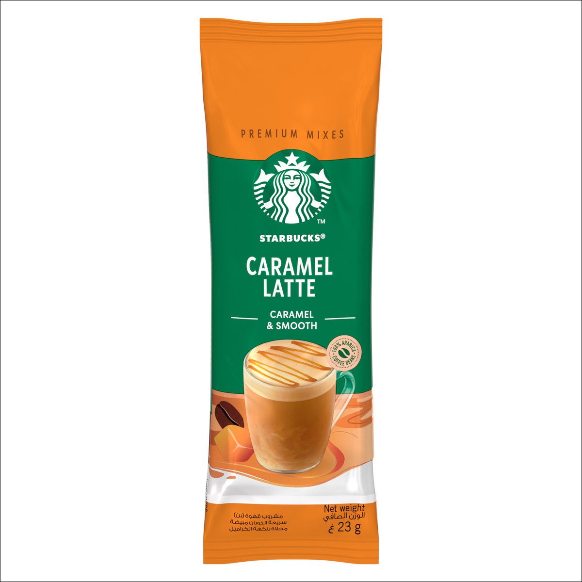 GETIT.QA- Qatar’s Best Online Shopping Website offers STARBUCKS CARAMEL LATTE CARAMEL & SMOOTH PREMIUM INSTANT COFFEE MIX 23 G at the lowest price in Qatar. Free Shipping & COD Available!