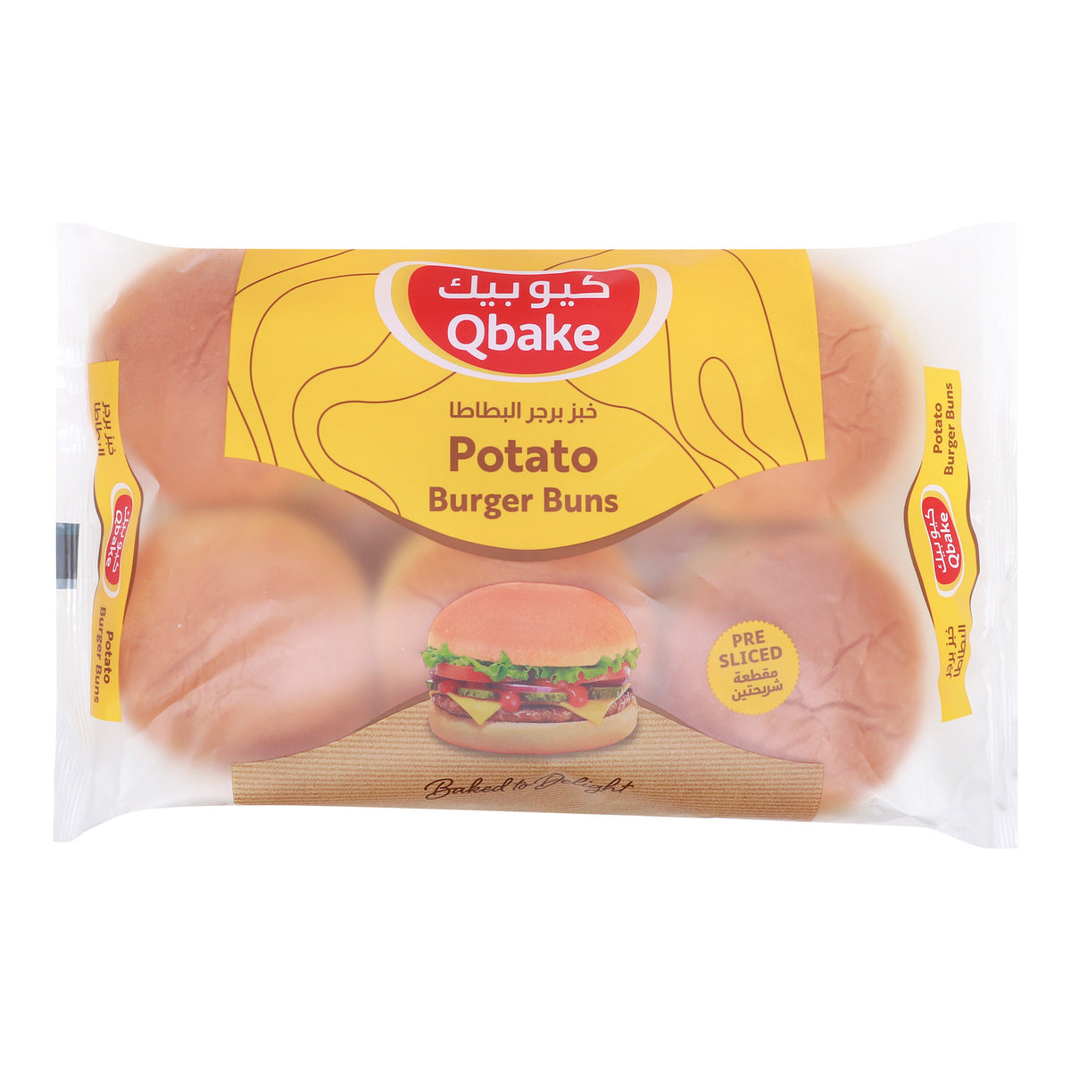 GETIT.QA- Qatar’s Best Online Shopping Website offers QBAKE PRESLICED POTATO BURGER BUNS-- 420 G at the lowest price in Qatar. Free Shipping & COD Available!