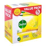 GETIT.QA- Qatar’s Best Online Shopping Website offers DETTOL FRESH ANTIBACTERIAL BAR SOAP-- VALUE PACK-- 4 X 170 G at the lowest price in Qatar. Free Shipping & COD Available!