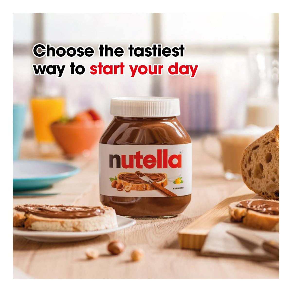 GETIT.QA- Qatar’s Best Online Shopping Website offers NUTELLA HAZELNUT SPREAD WITH COCOA 750G at the lowest price in Qatar. Free Shipping & COD Available!