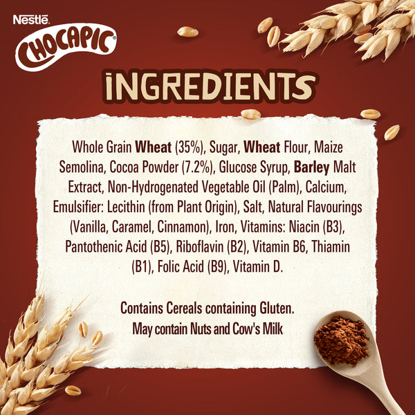 Chocapic Cereals Breakfast 375 G Chocolate Wheat And Corn Cereals Toasted With Chocolate Valentinas Market