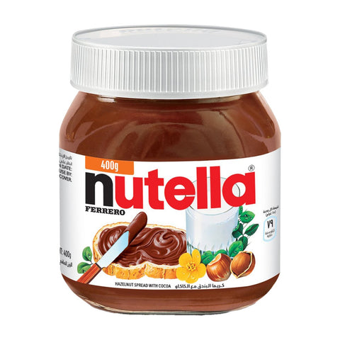 GETIT.QA- Qatar’s Best Online Shopping Website offers NUTELLA HAZELNUT SPREAD WITH COCOA 400G at the lowest price in Qatar. Free Shipping & COD Available!
