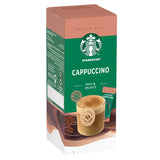 GETIT.QA- Qatar’s Best Online Shopping Website offers STARBUCKS CAPPUCCINO RICH & VELVETY PREMIUM INSTANT COFFEE MIX 14 G at the lowest price in Qatar. Free Shipping & COD Available!