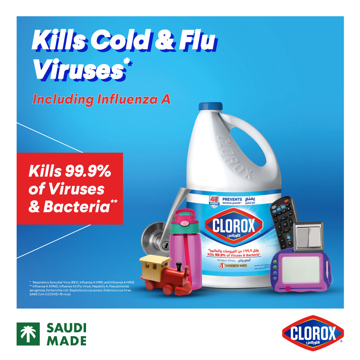 GETIT.QA- Qatar’s Best Online Shopping Website offers CLOROX LIQUID BLEACH ORIGINAL 3.78 LITRES at the lowest price in Qatar. Free Shipping & COD Available!