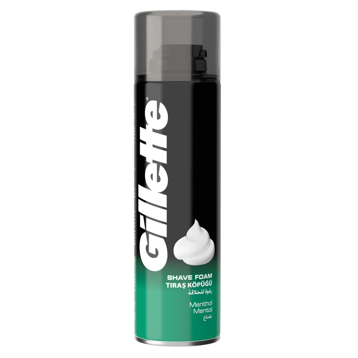 Gillette Classic Menthol Men's Shaving Foam 200 ml  - GETIT.QA