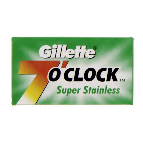 GETIT.QA- Qatar’s Best Online Shopping Website offers GILLETTE 7 O'CLOCK BLADE SUPER STAINLESS 5PCS at the lowest price in Qatar. Free Shipping & COD Available!