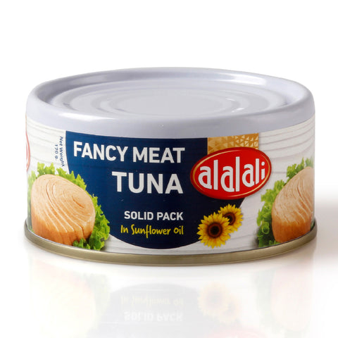 GETIT.QA- Qatar’s Best Online Shopping Website offers AL ALALI FANCY MEAT TUNA IN SUNFLOWER OIL 170 G at the lowest price in Qatar. Free Shipping & COD Available!