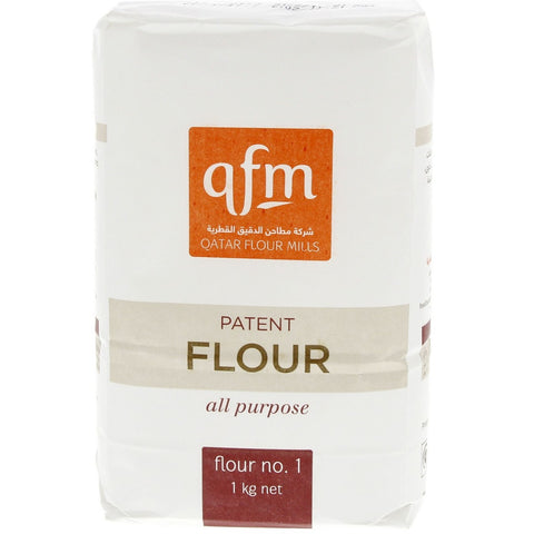 GETIT.QA- Qatar’s Best Online Shopping Website offers QFM ALL PURPOSE FLOUR NO.1 1 KG at the lowest price in Qatar. Free Shipping & COD Available!