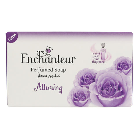 GETIT.QA- Qatar’s Best Online Shopping Website offers ENCHANTEUR ALLURING PERFUMED SOAP 125 G at the lowest price in Qatar. Free Shipping & COD Available!