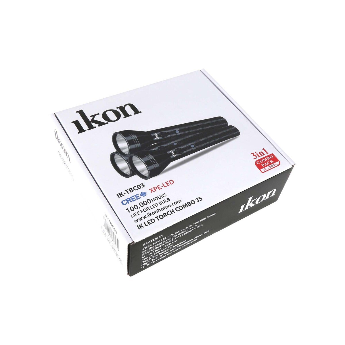 GETIT.QA- Qatar’s Best Online Shopping Website offers IK LED TORCH COMBO3PC IK-TBC03 at the lowest price in Qatar. Free Shipping & COD Available!