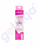 Buy Dr Brown's PP Narrow Neck Bottle Sippy Pink Doha Qatar