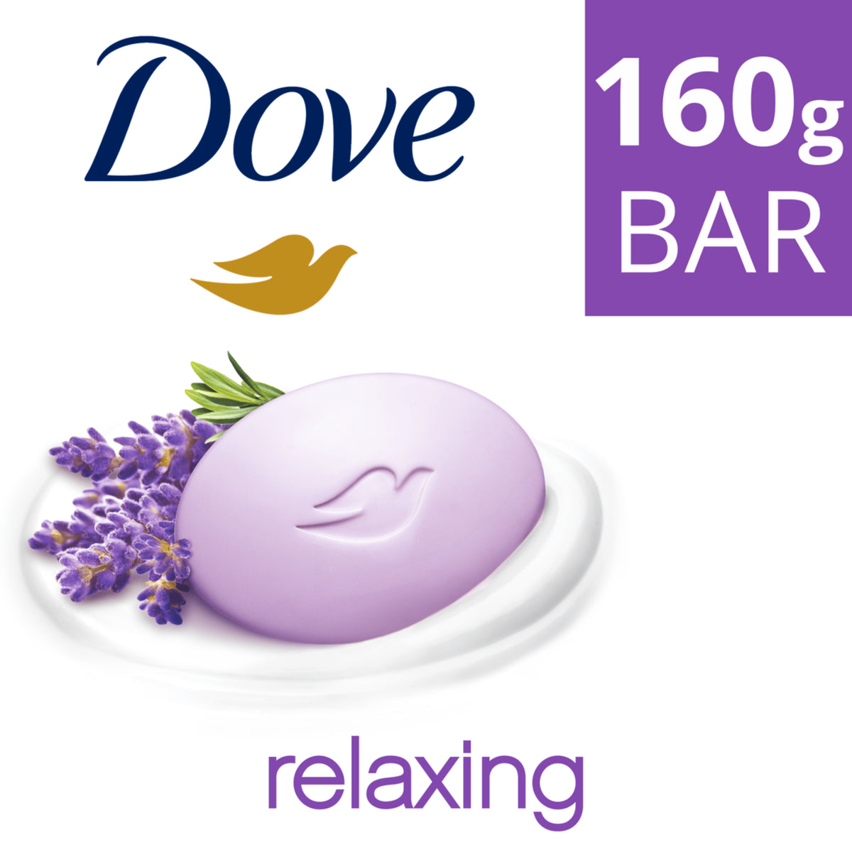 GETIT.QA- Qatar’s Best Online Shopping Website offers Dove Relaxing Lavender Beauty Cream Bar Soap 160 g at lowest price in Qatar. Free Shipping & COD Available!