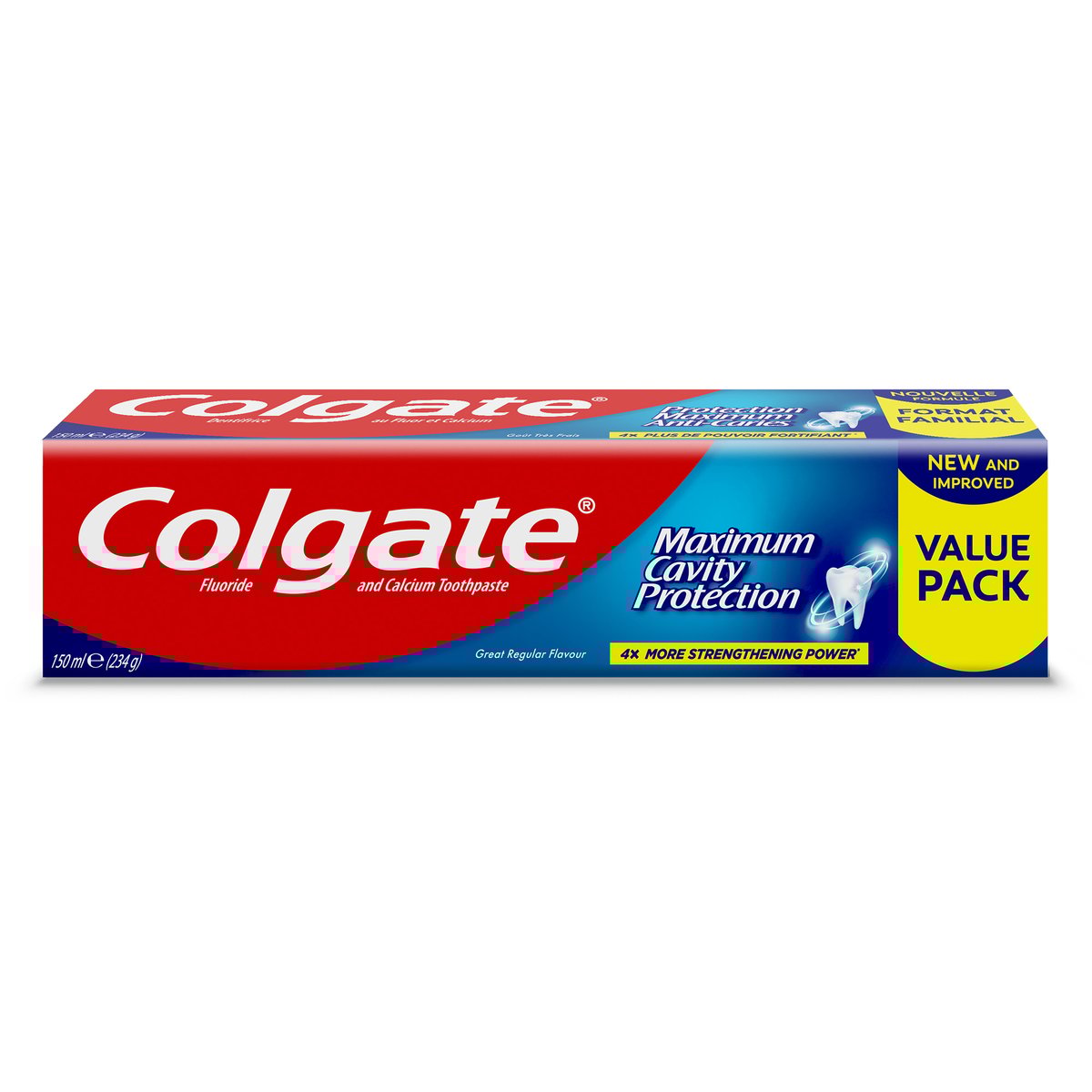 GETIT.QA- Qatar’s Best Online Shopping Website offers Colgate Maximum Cavity Protection Great Regular Flavour Toothpaste 150ml at lowest price in Qatar. Free Shipping & COD Available!