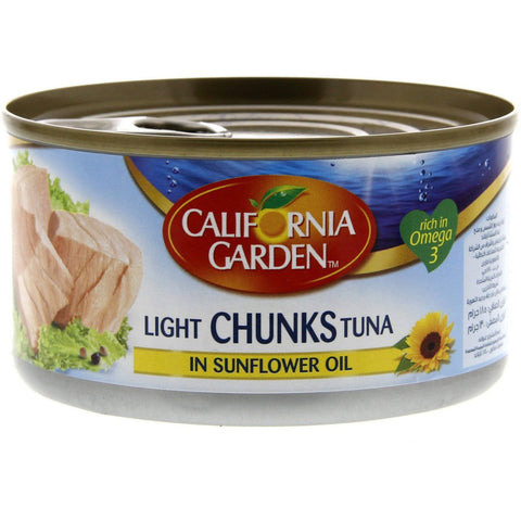 GETIT.QA- Qatar’s Best Online Shopping Website offers California Garden Canned Light Tuna Chunk In Sunflower Oil 185g at lowest price in Qatar. Free Shipping & COD Available!