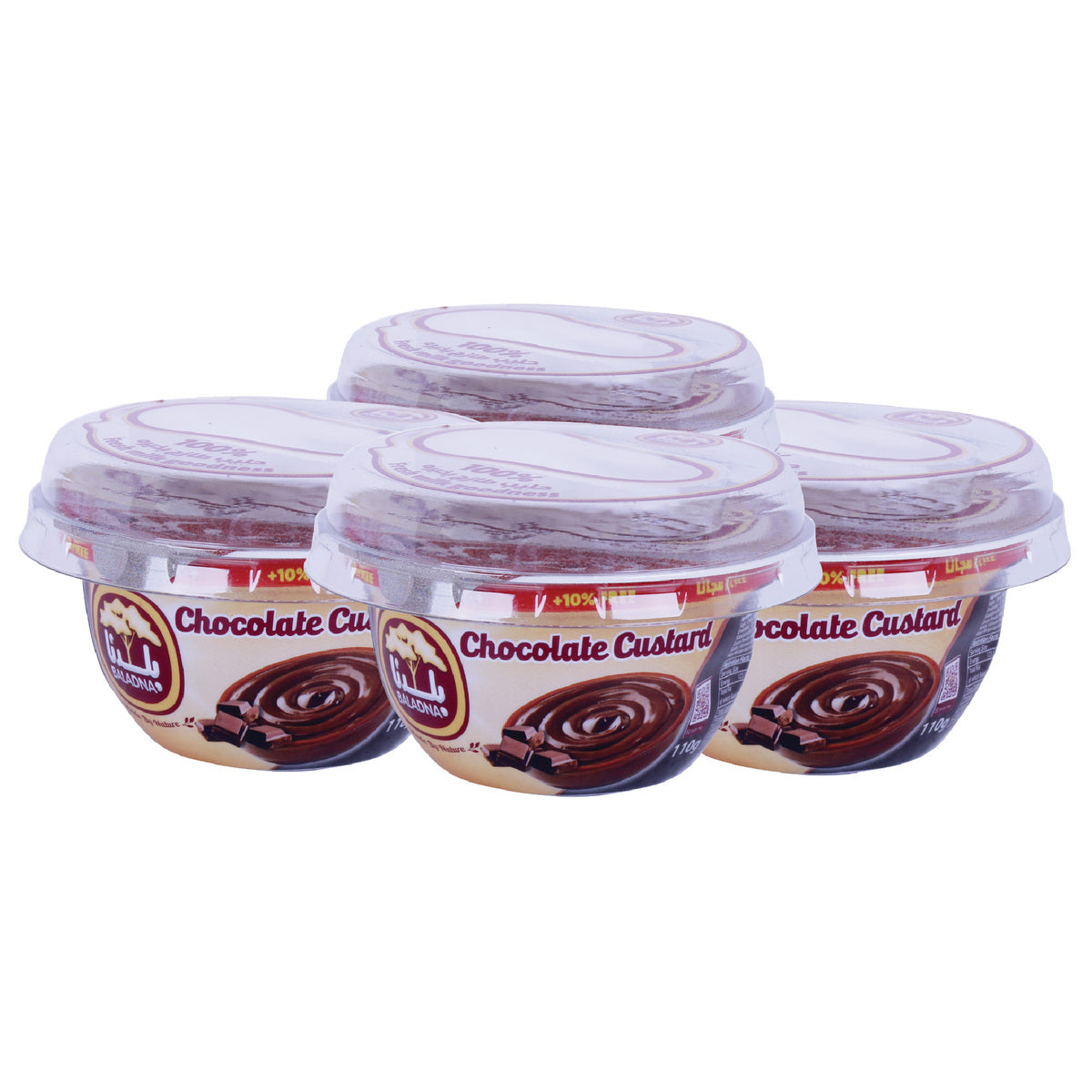 GETIT.QA- Qatar’s Best Online Shopping Website offers Baladna Custard Chocolate 4 x 110g at lowest price in Qatar. Free Shipping & COD Available!