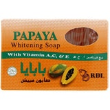 GETIT.QA- Qatar’s Best Online Shopping Website offers RDL PAPAYA WHITENING SOAP 135 G at the lowest price in Qatar. Free Shipping & COD Available!