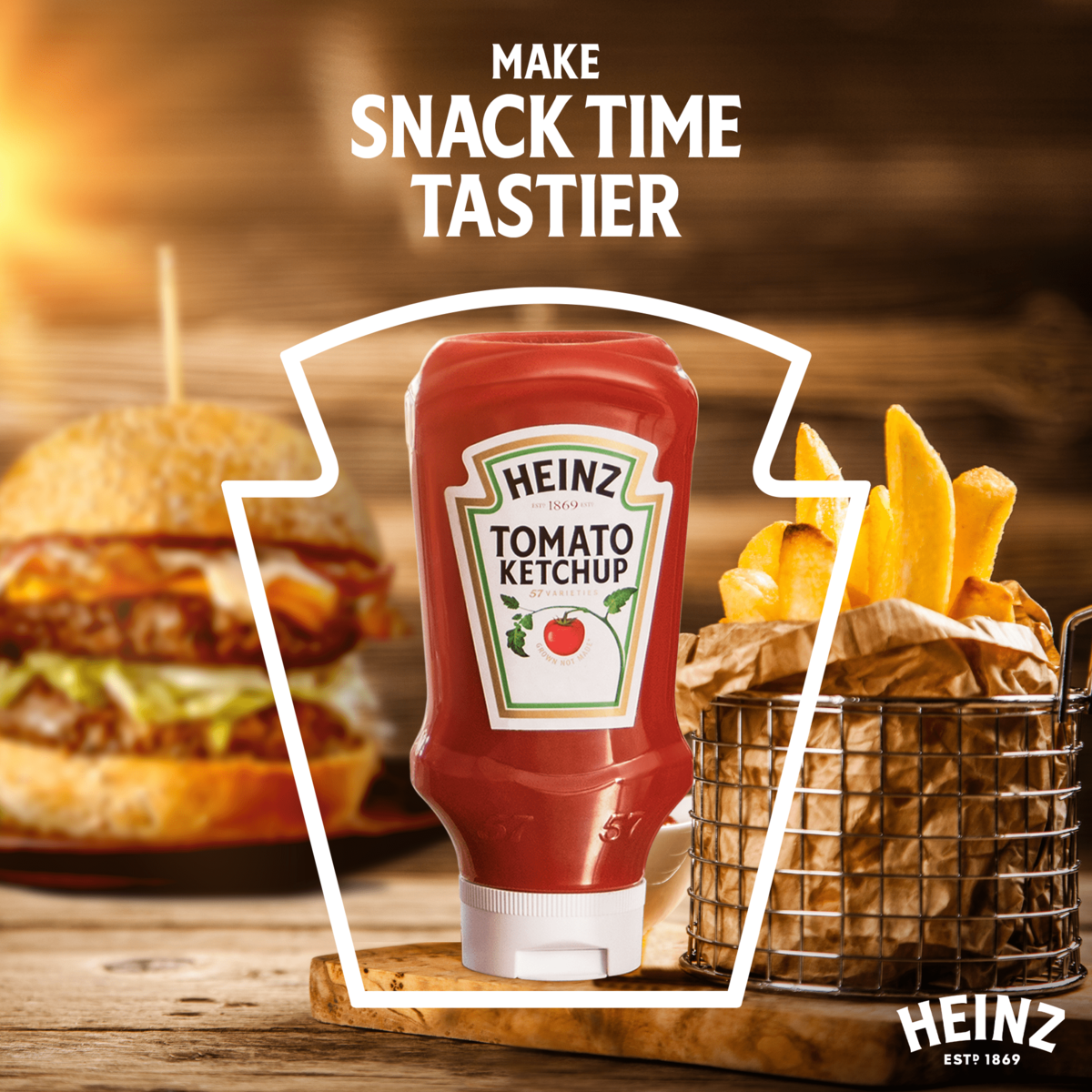 GETIT.QA- Qatar’s Best Online Shopping Website offers HEINZ TOMATO KETCHUP TOP DOWN SQUEEZY BOTTLE 910G at the lowest price in Qatar. Free Shipping & COD Available!