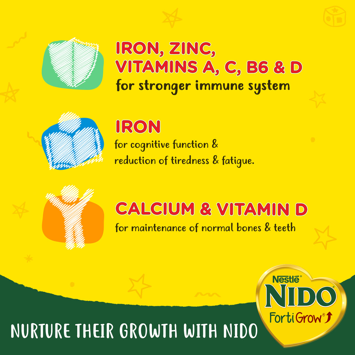 GETIT.QA- Qatar’s Best Online Shopping Website offers NESTLE NIDO FORTIFIED MILK POWDER 2.25 KG at the lowest price in Qatar. Free Shipping & COD Available!