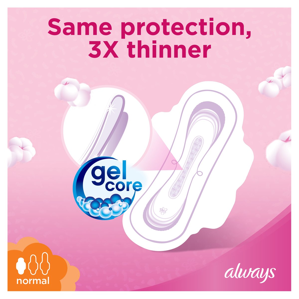 GETIT.QA- Qatar’s Best Online Shopping Website offers ALWAYS ULTRA COTTON SOFT SANITARY PADS WITH WING NORMAL 20PCS at the lowest price in Qatar. Free Shipping & COD Available!